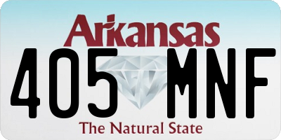 AR license plate 405MNF
