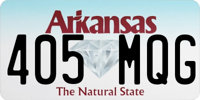 AR license plate 405MQG