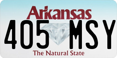 AR license plate 405MSY