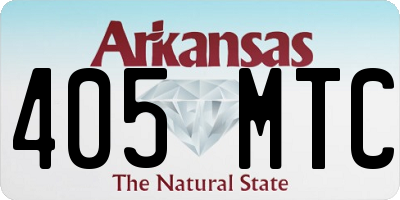 AR license plate 405MTC