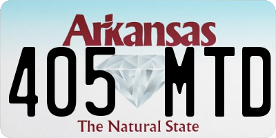 AR license plate 405MTD