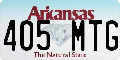 AR license plate 405MTG