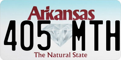 AR license plate 405MTH