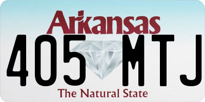 AR license plate 405MTJ