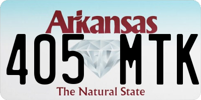 AR license plate 405MTK