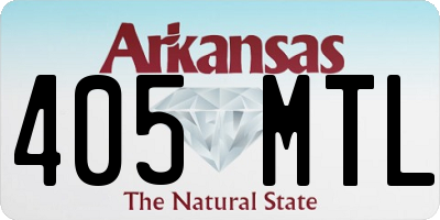 AR license plate 405MTL