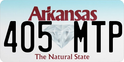 AR license plate 405MTP