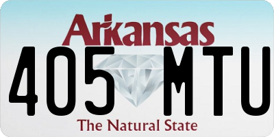 AR license plate 405MTU