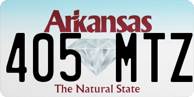 AR license plate 405MTZ