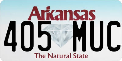 AR license plate 405MUC