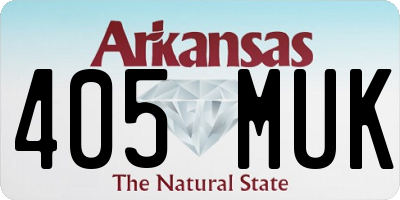 AR license plate 405MUK