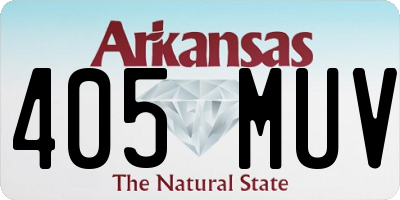 AR license plate 405MUV