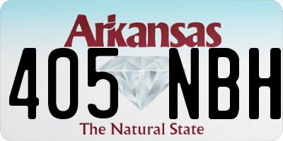 AR license plate 405NBH