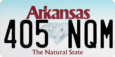 AR license plate 405NQM