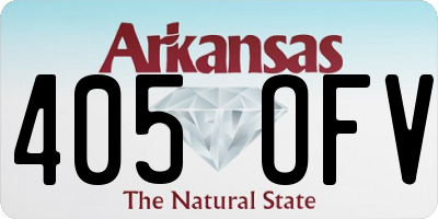 AR license plate 405OFV