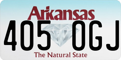 AR license plate 405OGJ