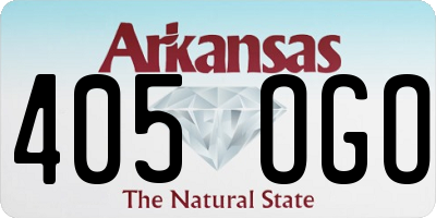 AR license plate 405OGO