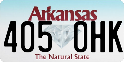 AR license plate 405OHK