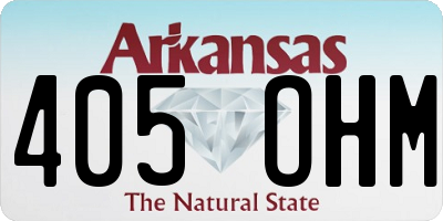 AR license plate 405OHM