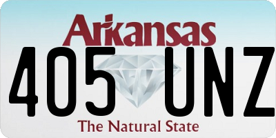 AR license plate 405UNZ