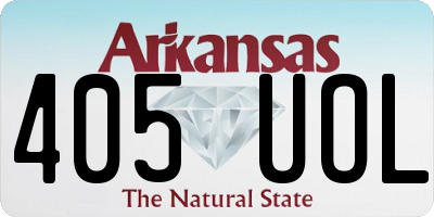 AR license plate 405UOL