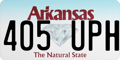AR license plate 405UPH