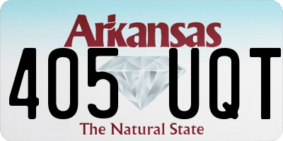 AR license plate 405UQT