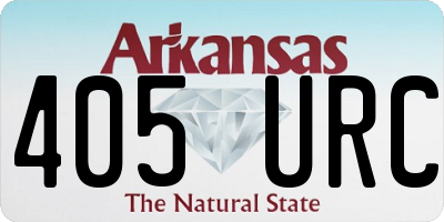 AR license plate 405URC