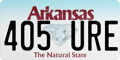 AR license plate 405URE
