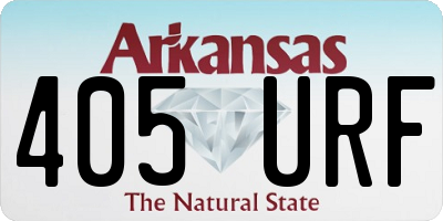 AR license plate 405URF