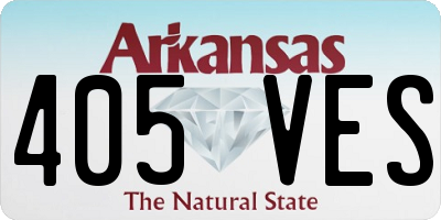 AR license plate 405VES
