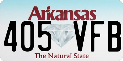 AR license plate 405VFB