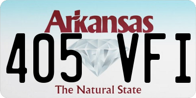 AR license plate 405VFI