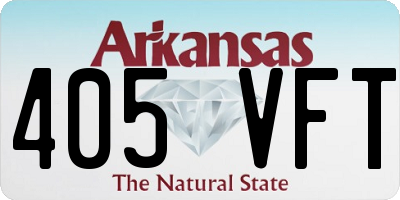 AR license plate 405VFT