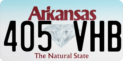 AR license plate 405VHB