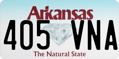 AR license plate 405VNA