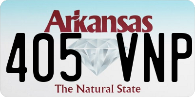 AR license plate 405VNP
