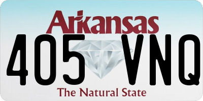 AR license plate 405VNQ