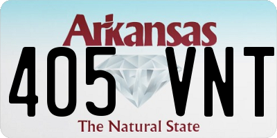 AR license plate 405VNT