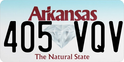 AR license plate 405VQV