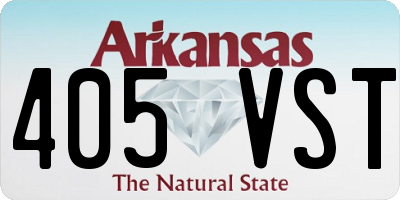 AR license plate 405VST