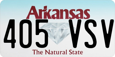 AR license plate 405VSV