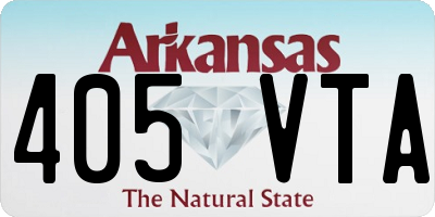 AR license plate 405VTA