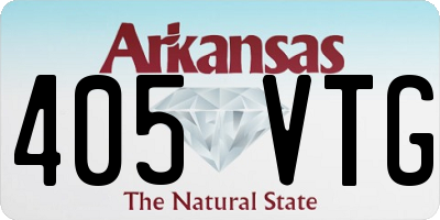 AR license plate 405VTG