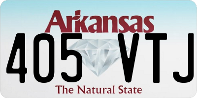 AR license plate 405VTJ