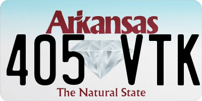 AR license plate 405VTK