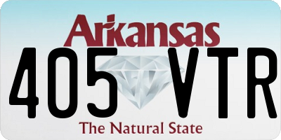 AR license plate 405VTR