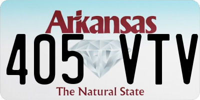 AR license plate 405VTV