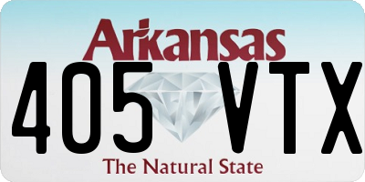 AR license plate 405VTX
