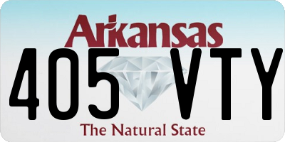 AR license plate 405VTY